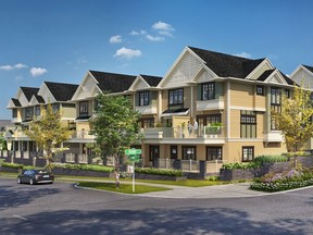 Sophia Living: Thirty wood-frame boutique garden suites and townhomes with balconies and patios in a traditional design located in Port Moody’s heritage district.
