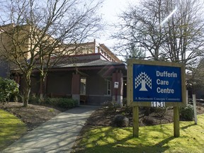 Dufferin Care Centre at 1131 Dufferin St. in Coquitlam on March 20,2020, where a staff member has reportedly tested positive for COVID-19.