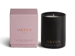 Ortus candle, $45 at Vancouver Candle Co, vancouvercandleco.com.