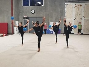 Fraser Valley Rhythmic Gymnastics is having to vacate their space in Chilliwack because of the COVID-19 pandemic as they can't afford to pay their rent. [PNG Merlin Archive]