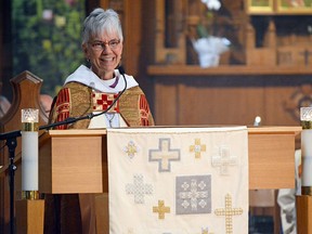 Archbishop Melissa Skelton is pictured in this handout photo from the Archdiocese of New Westminster's Facebook page.