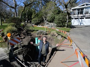 Sheldon Seigel is on the hook for nearly $16,500 in repairs to a broken sewer line that is on municipal property.