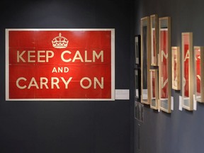 An original 1939 British Ministry of Information 'Keep Calm and Carry On' poster on display at Christie's auction house in London in 2012. With extraordinary measures being taken worldwide against the spread of COVID-19, we must take precautions for ourselves and the common good. But panic is not an option.