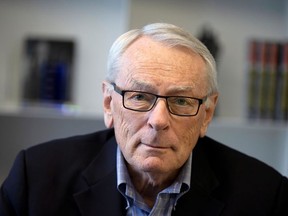 International Olympic Committee (IOC) member Dick Pound, poses in his offices in Montreal, Quebec, Canada February 26, 2020.