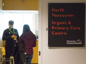 North Vancouver Urgent and Primary Care Centre on Friday.