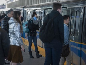 Masks now mandatory while waiting for transit at sheltered stations in Metro Vancouver.