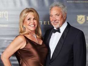 Army & Navy Stores owner Jacqui Cohen with Sir Tom Jones in 2018.