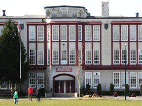 Children playing at Templeton Secondary.