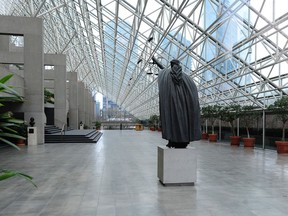 The Vancouver Law Courts was almost deserted on Tuesday.