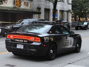 A Vancouver police car.