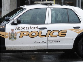 Abbotsford Police allege a 19-year-old man pointed a fake gun at another driver.