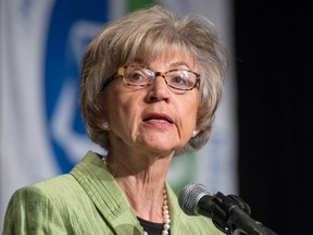 Then chief Justice of the Supreme Court of Canada, Beverley McLachlin, speaks at the 2013 Canadian Bar Association conference.