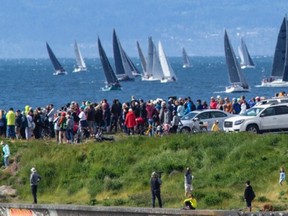 Start of Swiftsure International Yacht Race on Saturday, May 26, 2018.