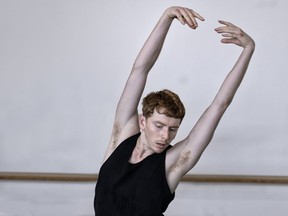 Ballet B.C. dancer Zenon Zubyk says he has lots of peanut butter in his cupboards during the COVID-19 crisis. Photo: Michael Slobodan