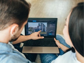 Home builders and realtors are conducting virtual sales presentations where  potential buyers can walk through homes over the phone, with both parties following along on screen.