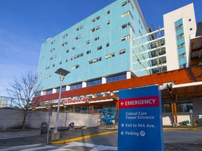 Surrey Memorial Hospital on King George Highway.