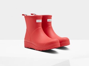 Women's Original Play Short boots, $120 at Hunter, hunterboots.com. For Rebecca Tay's Fab 5 on Saturday, April 11. [PNG Merlin Archive]