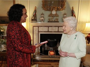 Lorna Goodison, who calls Halfmoon Bay home, recently received the Queen's Gold Medal for Poetry at a ceremony at Buckingham Palace.