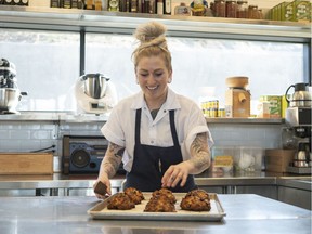 Pastry Chef Megan Paxton presides over the sweet kitchen at Home Block Restaurant at CedarCreek Winery in Kelowna. Photo: Michiel Meyboom.