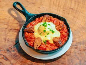 Vegetarian Shakshuka, by chef Itamar Shani of Chickpea Restaurant.