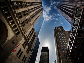 Bets against nine Canadian banks, including the Big Six, increased by US$1.57 billion in March.