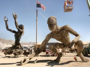 Artists prepare year-round to create many of the beautiful and bizarre works of art at Burning Man in northern Nevada.