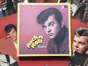 Conway Twitty's The Rock 'N' Roll Years, 1956-1963, features eight LPs and one 45. It was released by Bear Family records in Germany in 1985. For John Mackie [PNG Merlin Archive]
