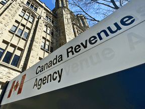 The Canada Revenue Agency building in Ottawa.