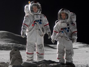 Joel Kinnaman and Jodi Balfour play Apollo astronauts in For All Mankind.