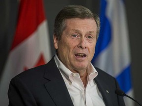 Toronto Mayor John Tory told an online video-conferencing event that the city was receiving cellphone data that shows where people are congregating.