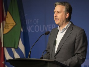 Vancouver Mayor Kennedy Stewart denounced Anti-Asian racism at his weekly COVID-19 update on Wednesday.