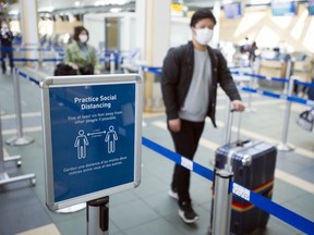 Starting Thursday, all passengers leaving YVR will have their temperature taken before they go through handheld baggage screening.