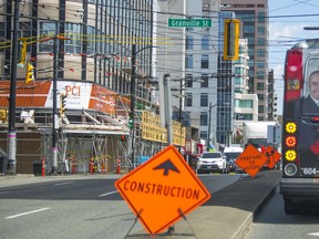 Vancouver is carrying out critical structural and seismic upgrades to Granville Bridge while there is little traffic on city streets.
