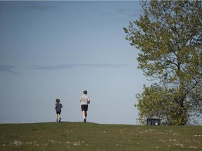 It's a nice day for a jog in the park. Environment and Climate Change Canada is forecasting temperatures as high as 27 C Friday.