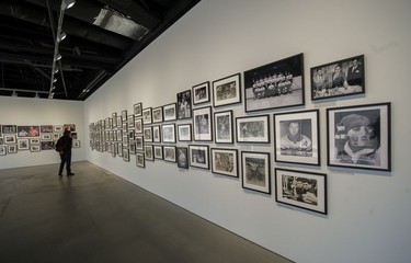 The Canucks photo show at the Polygon Gallery in North Vancouver, BC has 107 photos. Arlen Redekop / PNG