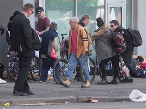 It's almost impossible for people to practise social distancing in the crowded Downtown Eastside, advocates say.