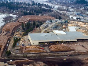 The West Fraser Timber Co. Ltd sawmill in Quesnel, B.C.
