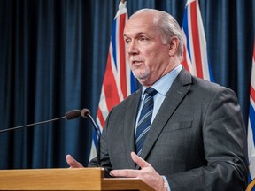 B.C. Premier John Horgan will speak with media on Wednesday afternoon.