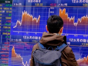 Stocks jumped in Europe and Asia alongside U.S. equity futures after the reported death tolls in some of the world's coronavirus hot spots showed signs of easing over the weekend.