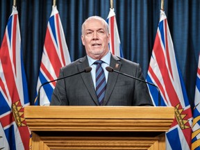 B.C. Premier John Horgan.