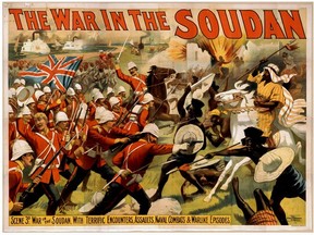 The war in the Soudan, 1897.  Strobridge Lith. Co./Library of Congress.