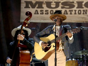J.S. Ondara performs onstage during the 2019 Americana Honors & Awards at Ryman Auditorium on September 11, 2019 in Nashville, Tennessee.