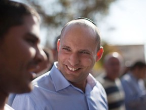 Naftali Bennett, then head of the Jewish Home party, pictured in 2013. Bennett is now Israel’s defence minister.