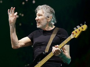 Roger Waters performs in concert at Rogers Place in Edmonton on Tuesday October 23, 2017.