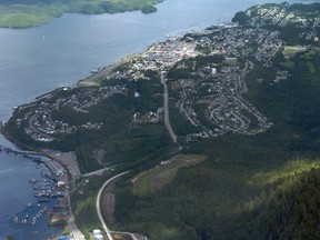 Aerial view of Prince Rupert