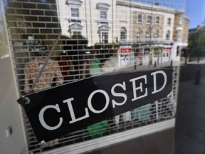 Only a limited number of retailers like supermarkets and pharmacies have been allowed to stay open during the crisis.