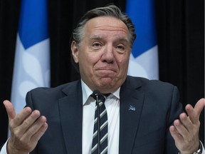 Quebec Premier Francois Legault.