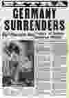 Extra edition of the Vancouver Sun on May 7, 1945 announcing German surrender in the Second World War. Rick Percy collection.