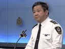 Vancouver a identifié ce suspect dans un crime haineux, mais aucune accusation n'a encore été portée.  La police de Vancouver a déclaré vendredi qu'elle enquêtait sur 29 cas de crimes haineux anti-asiatiques.