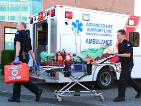 B.C. Emergency Health Services paramedics are responding to significantly fewer motor vehicle incidents.